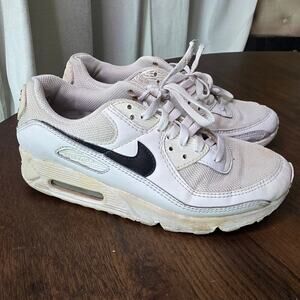Nike Women's Air Max 90 DH8010-101 White Running Size 8 Shoes
